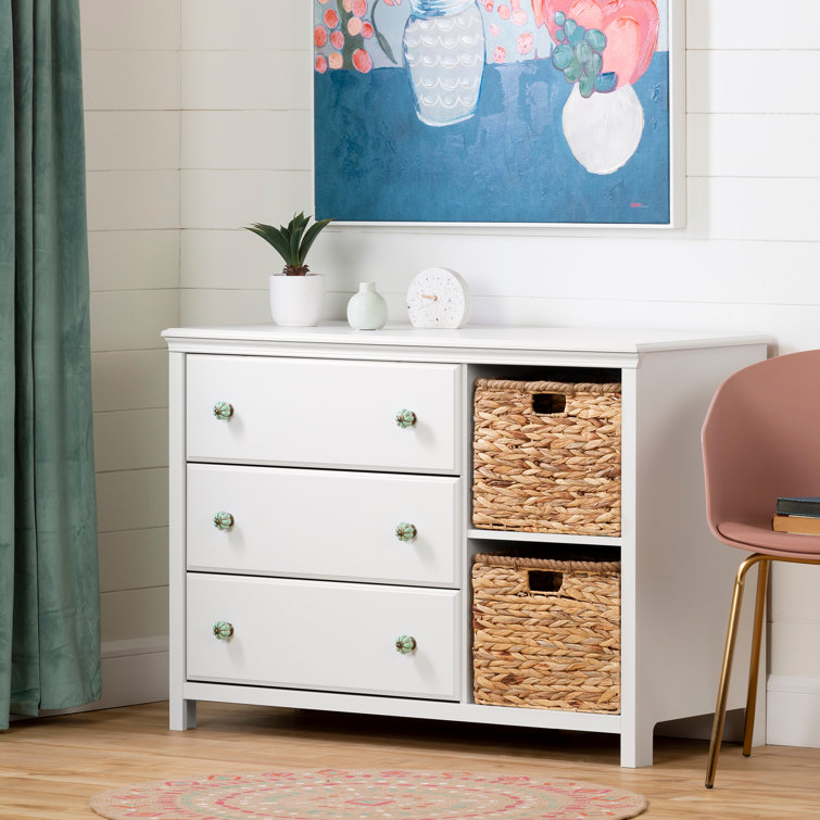 South Shore Balka 3Drawer Dresser With Baskets & Reviews Wayfair.ca